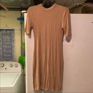 Tan Mini Dress